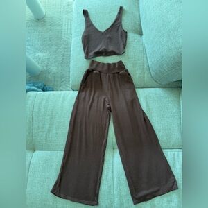 Abercrombie & Fitch Maroon/Brown Lounge Set